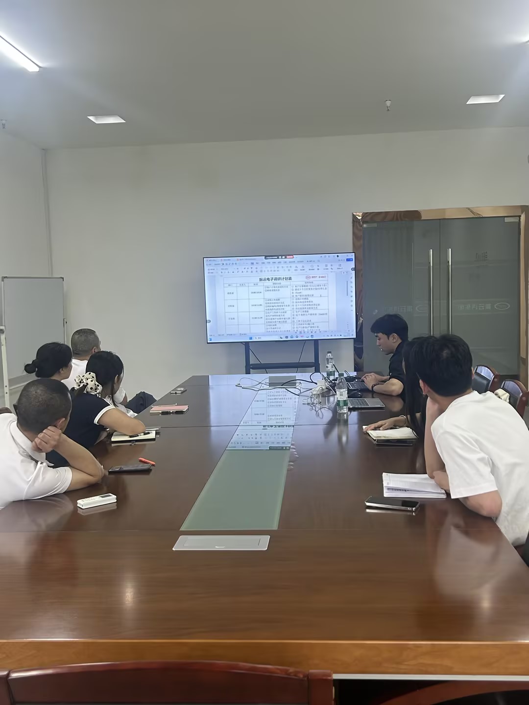 启动会研讨现场与调研计划表